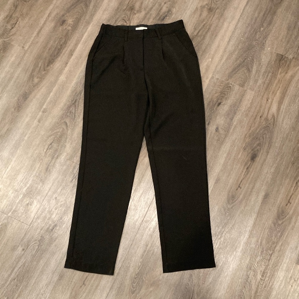 Black trouser dress pants